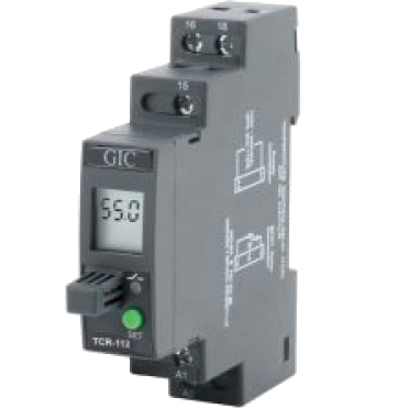 41A111AR Temp Control Relay, Din Rail, 110-240VAC, Relay output, Dual Setpoint -10 to 55 Deg C Range