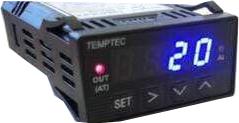 48x24mm PID Temperature Controller, 85-265VAC, Type K Thermocouple Input, 8VDC, 20mA (SSR) and 250VAC, 1 Amp Relay Output