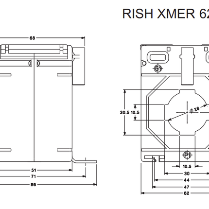 CT 400/5 Class 1, 30VA 62/30 (50), Current Transformer 400/5Amp CT 30VA HIGH BURDEN, Class 1