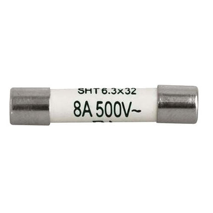 8020.5018, SHT 6.3 x 32 Fuse 5Amp, 500VAC, 20kA, Time Lag T (10pcs)