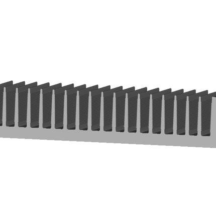 H35A Heatsink, Full Lengths or cut to order Milled or Raw Finish