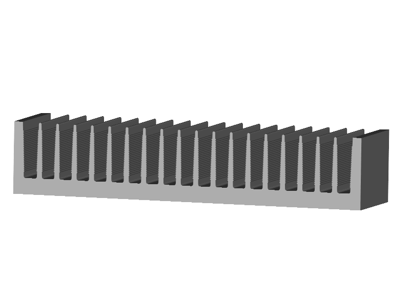 H35A Heatsink, Full Lengths or cut to order Milled or Raw Finish