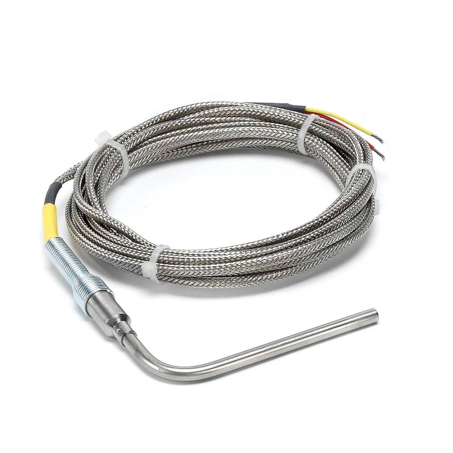 FTCK Series Type K Thermocouples MIMS Class A, Standard Sizes and Lengths, Braided SS/Fibreglass/Teflon Tail, 304 Stainless Steel Sheath, CE ANSI ROHS Approved, -20 to 700 Deg C