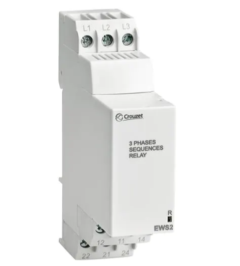 84873034, 3 Phase Voltage Monitoring Relay With 17.5mm DPDT Contacts, 3 x 230 - 460 V AC EWS2, Sequence, Failure