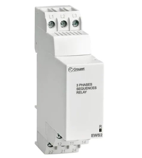 84873034, 3 Phase Voltage Monitoring Relay With 17.5mm DPDT Contacts, 3 x 230 - 460 V AC EWS2, Sequence, Failure, OBSOLETE WITH NO DIRECT REPLACEMENT, SEE 84873029 For Possible Replacement