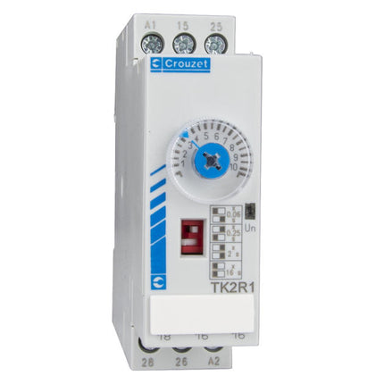 88865265, Delay On De-Energisation Timer (TK2R), 2 Pole 8A CO (SPDT) 0.6s - 160s, 24VDC,12 - 240VAC
