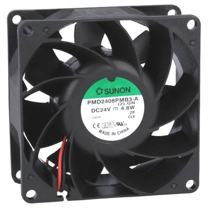 PMD2408PMB3-A.(2).GN, Cooling Fan 80mm x 38mm, 24VDC, 0.20Amp