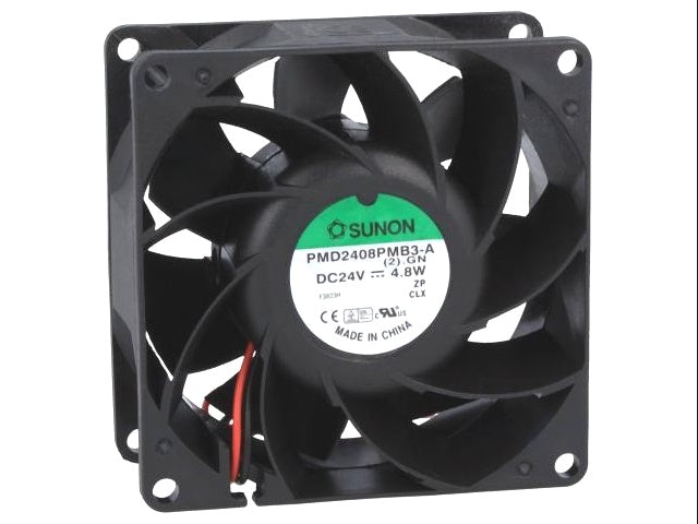 PMD2408PMB3-A.(2).GN, Cooling Fan 80mm x 38mm, 24VDC, 0.20Amp