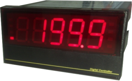 AMB-D-V7-D-N, 96x48mm DC Voltmeter, Panel Mount, 0-600V DC Input, 24-60VDC supply, Large 4.1 Digit