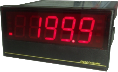 AMB-A-A9-D-N, 96x48mm AC Current Panel Meter, Ammeter 0-10 Amp AC Input, 24-60VAC/DC supply, Large 4.1 Digit