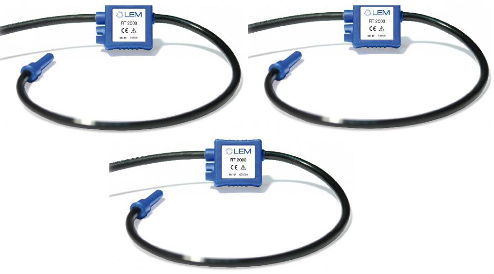 PY-3000A- 3pcs of 17.5cm Diamater Rogowski Coils for NP40 Power Quality Analyser, 22.5mV/A Class 0.5-Portable Meter-Lumel-Fastron Electronics Store