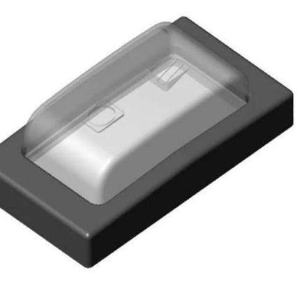 4430.2031 TA45-A624F140C0-AZM10, 2 Pole Rocker Switch, Non Latched, 14 AMP, 240VAC, 1 Pole Thermal Overload Protection, Screw Connection, Embossed Green Transparent Illumination, Collar with Cover Narrow IP54
