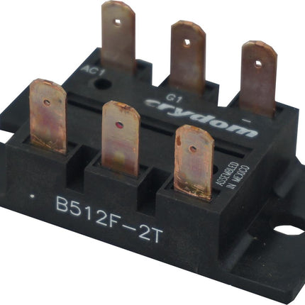 B512F-2T, Single Phase Half Controlled Rectifier Bridge, 25 Amp, 240VAC Line