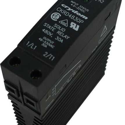 CKRD4830P, Solid State Relay, Single Phase 3.5 - 32VDC Control, 30A, 48-530VAC Load, Din Rail w/Overvoltage Protection