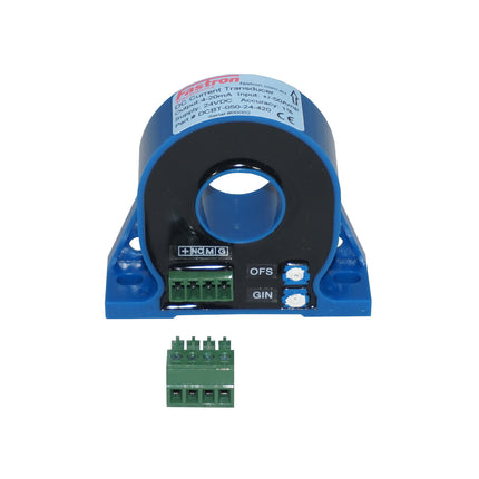 DCBT-100-24-420, Hall Effect DC Current Transducer, +/-100 Amp DC, 4-20mA bipolar output, 24VDC supply, 20mm Aperture