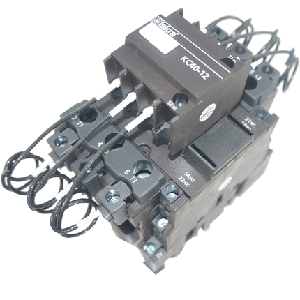 KC12-11-230-50 Capacitor Duty Contactor 240/480/600VAC @ 6, 12, 15 kVar, 200,000 Operations, AC-6B
