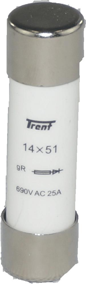 NBR-CH14/UQ/6A/690V, NBR gR Semiconductor Fuse, 6 Amp, 51x14mm