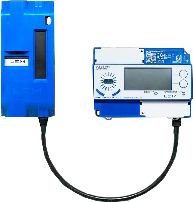 DCBM LEM DC kWh Meter, Class B, DIN Rail Mount, 1000VDC, with 400 or 600 Amp Shunt, IP Enabled, OCMF, DHCP Protocols, PTB Approved for Billing Purposes-DC kWh Meter-LEM International SA-Fastron Electronics Store