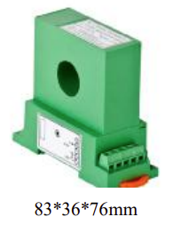 DC-0-100-420-1.0, Hall Effect DC Current Transducer, 0-100 Amp DC, 4-20mA Unipolar output, 24VDC supply