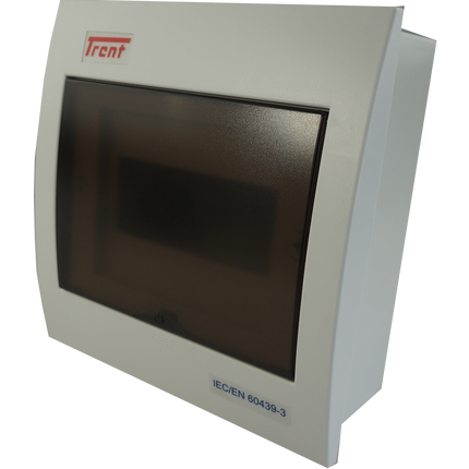 DP6, 6 Module Compact Distribution Boards, ABS/PC, Panel Mounted IP40 with Terminal Block, Neutral bar and DIN Rail