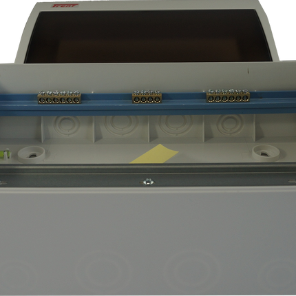 DF12, 12 Module Compact Distribution Boards, ABS/PC,  Flush Mounted IP40 with Terminal Block, Neutral bar and DIN Rail