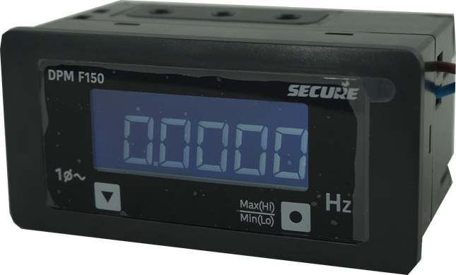 DPM48F150-2, 48mm x 96mm LCD Digital Frequency Meter, 57.5-250VAC Input, 0.5% Accuracy, 40 to 300VAC/DC Supply, IP54 (IP65 Optional)