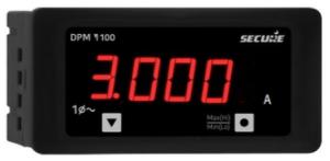 DPM48I200-2, 48mm x 96mm LED Digital DC Ammeter, DC Voltmeter +/-150mVDC Shunt Input, 0.5% Accuracy, 40 to 300VAC/DC Supply, IP54 (Optional IP65)