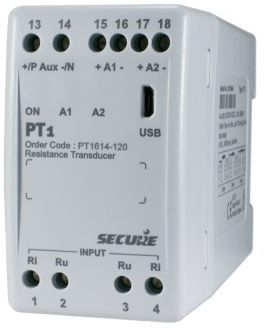 DPT 611-115, AC Current Transducer, Class 1, 0-1Amp (or 1-5 Amp) 50/60Hz True RMS Measurement, Self Powered, 2 x 4-20mA Outputs