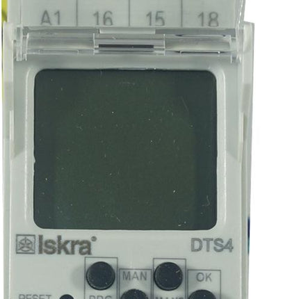 DTS 4 230VAC, Digital Time Switch with Astronomical Program, 240VAC, 2 x 16 Amp SPST CO Relay-Timer-Iskra Doo-Fastron Electronics Store