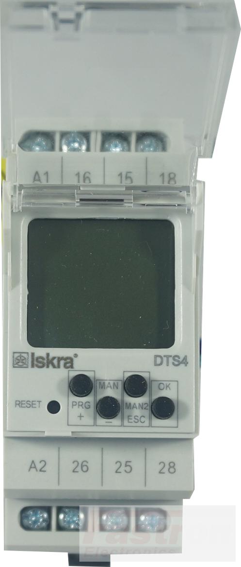 DTS 4 230VAC, Digital Time Switch with Astronomical Program, 240VAC, 2 x 16 Amp SPST CO Relay-Timer-Iskra Doo-Fastron Electronics Store