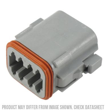 DT06-08SA Kit, Deutsch Connector for GX, MX Gigavac Auto Contactors, Comes with 4 Pins IP67