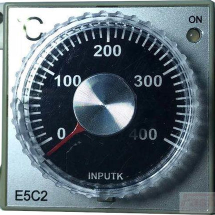E5C2-R20KAC100-240 0-400, DIN-sized (48 x 48 mm) Temperature Controller with Analogue Dial Setting, Type K Thermocouple 0-400°C, 240VAC, 50/60Hz-48x48 Temperature/Humidity Controller-Omron-Fastron Electronics Store