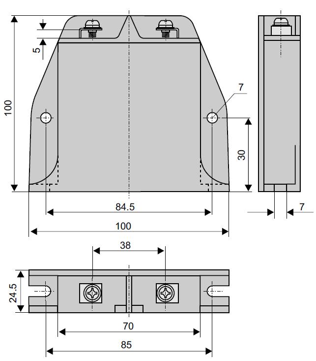 V510E60, Varistor, 510VAC, 670VDC, E60 Package, 1650W, Equivalent to Epcos SIOV-B40K510 Features
