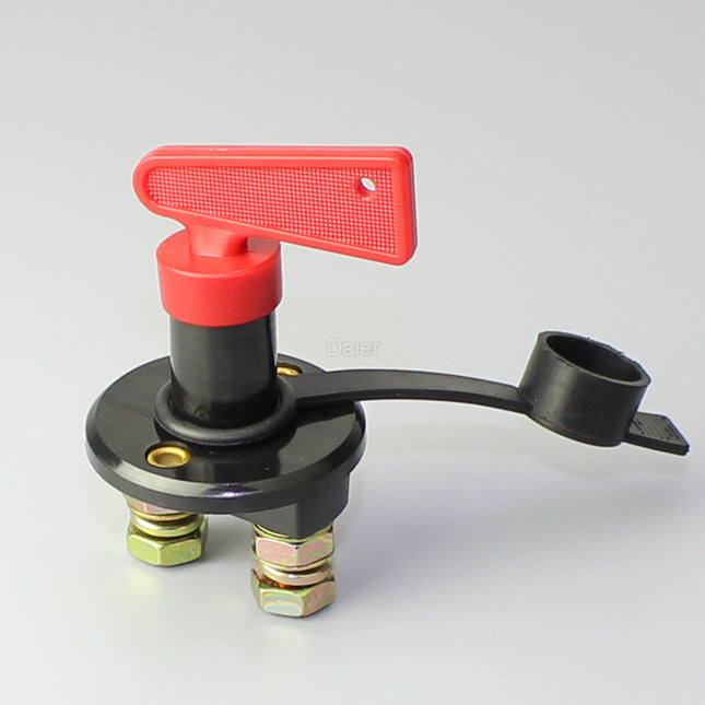 F-ASW-A01B, Manual Battery Switch, DPST 300 Amp 24VDC, Flange Mount 120mm Wide, M10 Terminations, IP67/IEC529