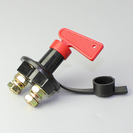F-ASW-A01B, Manual Battery Switch, DPST 300 Amp 24VDC, Flange Mount 120mm Wide, M10 Terminations, IP67/IEC529