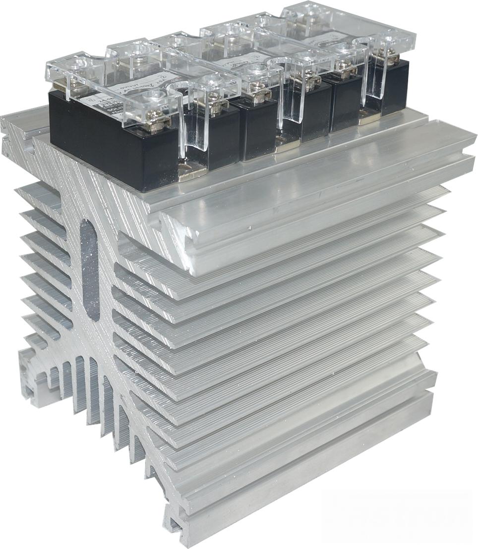 F130 Series Panel Mount 3 Phase Solid State Contactors, 70-533VAC Switching, 90-280VAC or 4-32VDC Control SSR Style Modules-Solid State Contactor-Fastron Electronics-40 Amp Continuous-3-32VDC-Fastron Electronics Store