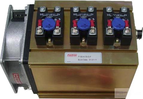 F130 Series Panel Mount 3 Phase Solid State Contactors, 70-533VAC Switching, 90-280VAC or 4-32VDC Control SSR Style Modules