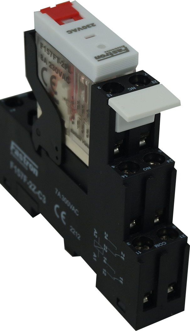 F157FT 2PL 8A 240VAC  F157F-2Z-C3, Relay, DPDT 8 Amp Form C, 250VAC/30VDC Load, 240VAC Coil