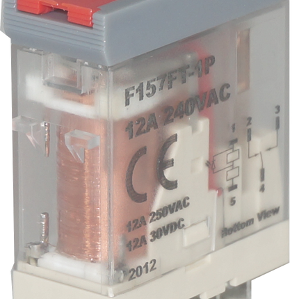 F157FT-1PL 12A 240VAC  F157F-1Z-C3, Relay, 1 x SPDT 12 Amp, 250VAC/30VDC Load, 240VAC Coil-Relay-Fastron Electronics-Fastron Electronics Store
