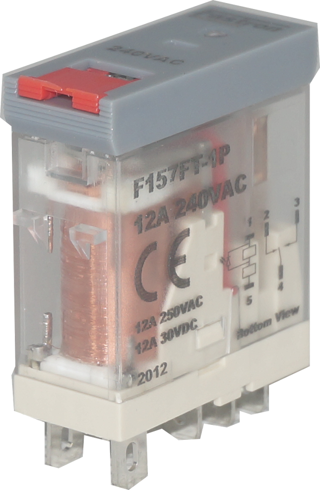 F157FT-1PL 12A 240VAC  F157F-1Z-C3, Relay, 1 x SPDT 12 Amp, 250VAC/30VDC Load, 240VAC Coil-Relay-Fastron Electronics-Fastron Electronics Store