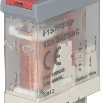 F157FT-1PL 12A 230VAC, Relay, 1 x SPDT 12 Amp, 250VAC/30VDC Load, 230VAC Coil, Socket or PCB Mount-Relay-Fastron Electronics-Fastron Electronics Store