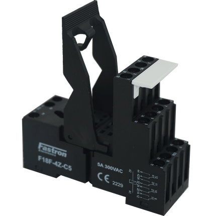 F18F-4Z-C5, Socket for Quad 14 Pin Relay F18F or RQ4 Series