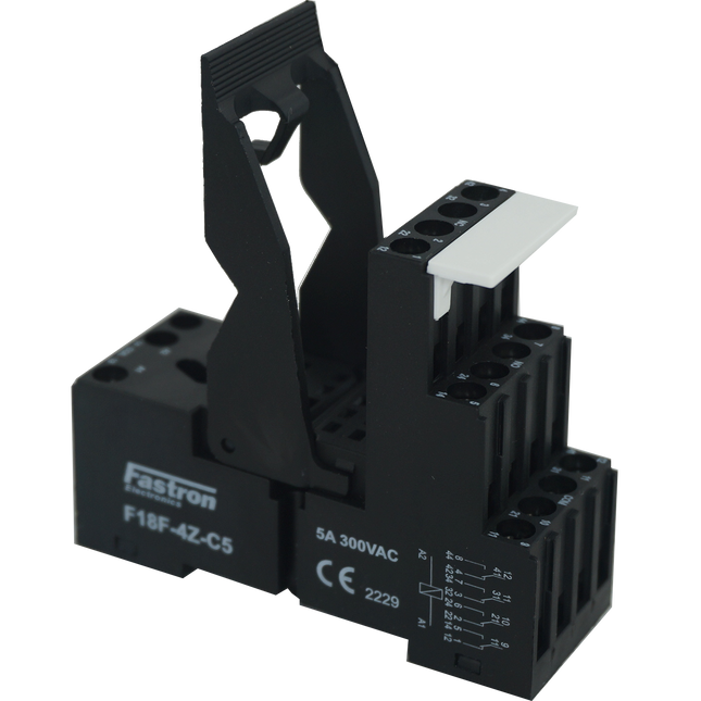 F18F-4Z-C5, Socket for Quad 14 Pin Relay F18F or RQ4 Series