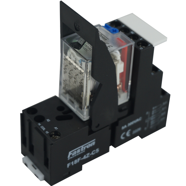 F18FT-4PL 5A 24VDC + F18F-4Z-C5, 14 Pin Quad Output Relay From C, 4 x 5 Amp C/O, 250VAC/30VDC Load, 24VDC Coil