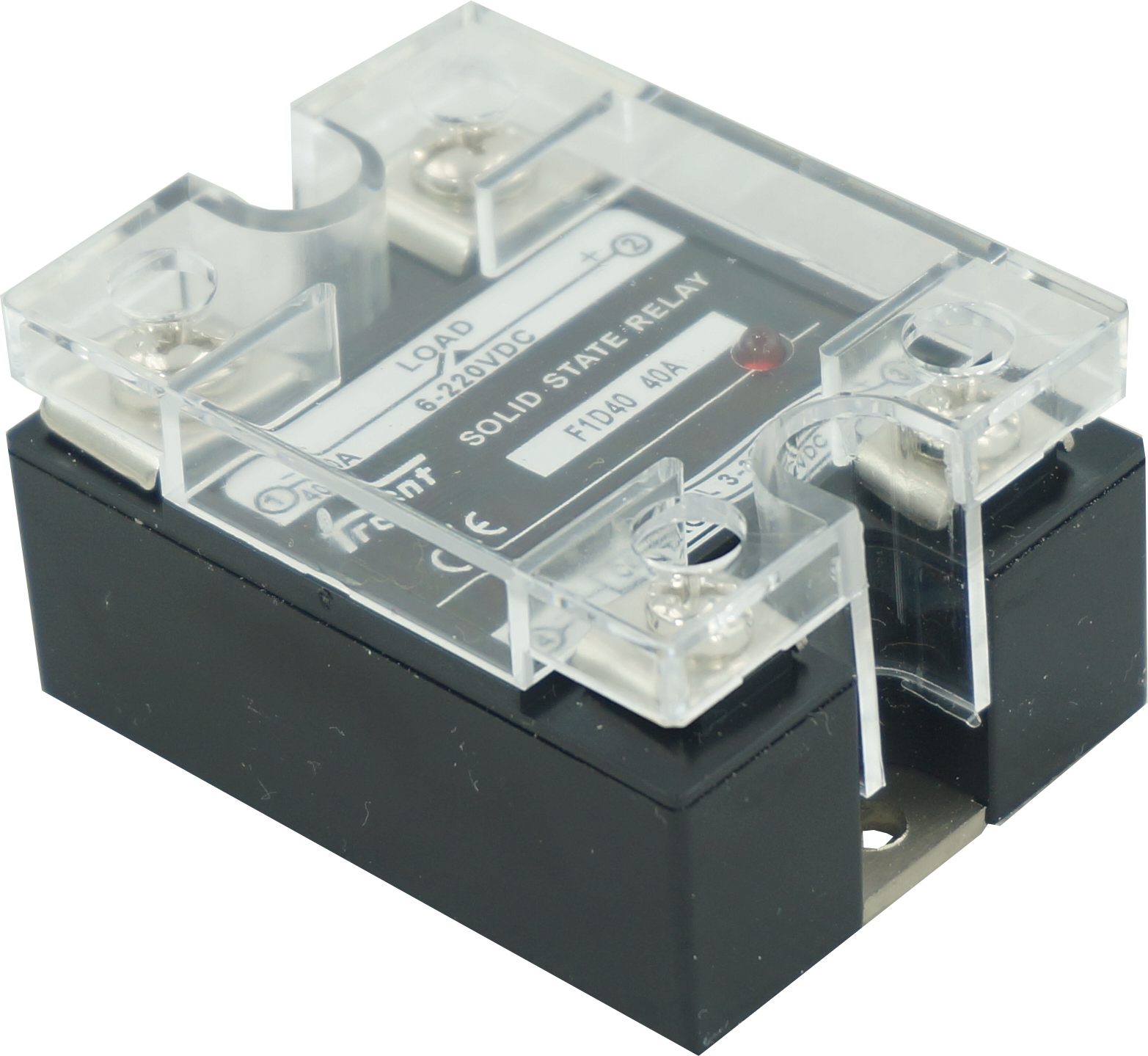 F1D40-220, Solid State Relay, DC 3.5-32VDC control, 40A, 20-220VDC Load