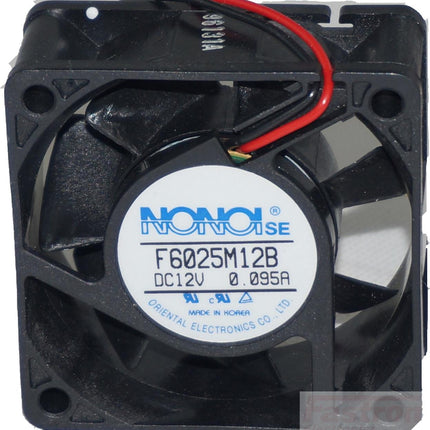 F6025M12B, Cooling Fan 60mm x 25mm, 12VDC, 0.095Amp-Fan-Fastron Electronics-Fastron Electronics Store