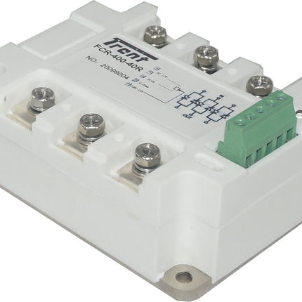 H31/110M & FCR-400-40R, Three Phase Proportional Phase Control Module with Heatsink, 4-20mA,0-10V,500K POT Input, 400VAC, 25 Amp Per Phase-Solid State Relay Single Phase Angle Power Controller AC Load-Fastron Electronics-Fastron Electronics Store