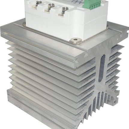 H31/110M & FCR-400-40R, Three Phase Proportional Phase Control Module with Heatsink, 4-20mA,0-10V,500K POT Input, 400VAC, 25 Amp Per Phase-Solid State Relay Single Phase Angle Power Controller AC Load-Fastron Electronics-Fastron Electronics Store