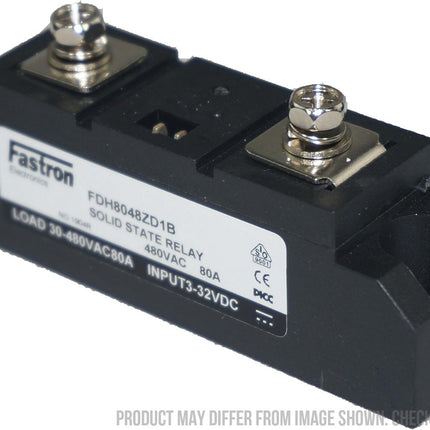 FDH12048ZD1B, Solid State Relay, Contactor Style, 480VAC, 120 Amp, 3-32VDC Control, Zero Crossing, Panel Mount Power Module Style for 80mm rails