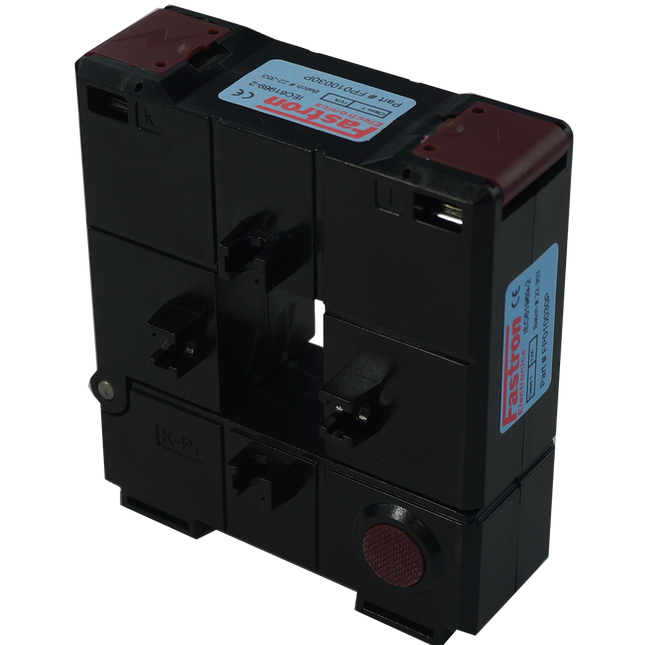 FP020030P/1A, 200/1 Amp Split Core CT, Class 0.5 1.5VA Clip On AC Current Transformer, 20 x 30mm Aperture, Dimension 90 x 40 x 110mm